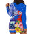 Personalised Samoa Coat Of Arms Hoodie Dress Hibiscus Polynesian Tattoo Pattern LT03 - Polynesian Pride