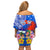 Personalised Samoa Coat Of Arms Off Shoulder Short Dress Hibiscus Polynesian Tattoo Pattern LT03 - Polynesian Pride