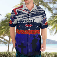 New Zealand and Australia ANZAC Day Hawaiian Shirt Lest We Forget Red Poppy Flowers and Soldier LT03 - Polynesian Pride