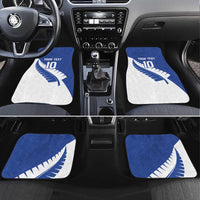 Custom New Zealand Cricket Car Mats Kiwi Birds Haka Dance Blue Fern Sporty Style LT03 Set 4pcs Blue - Polynesian Pride