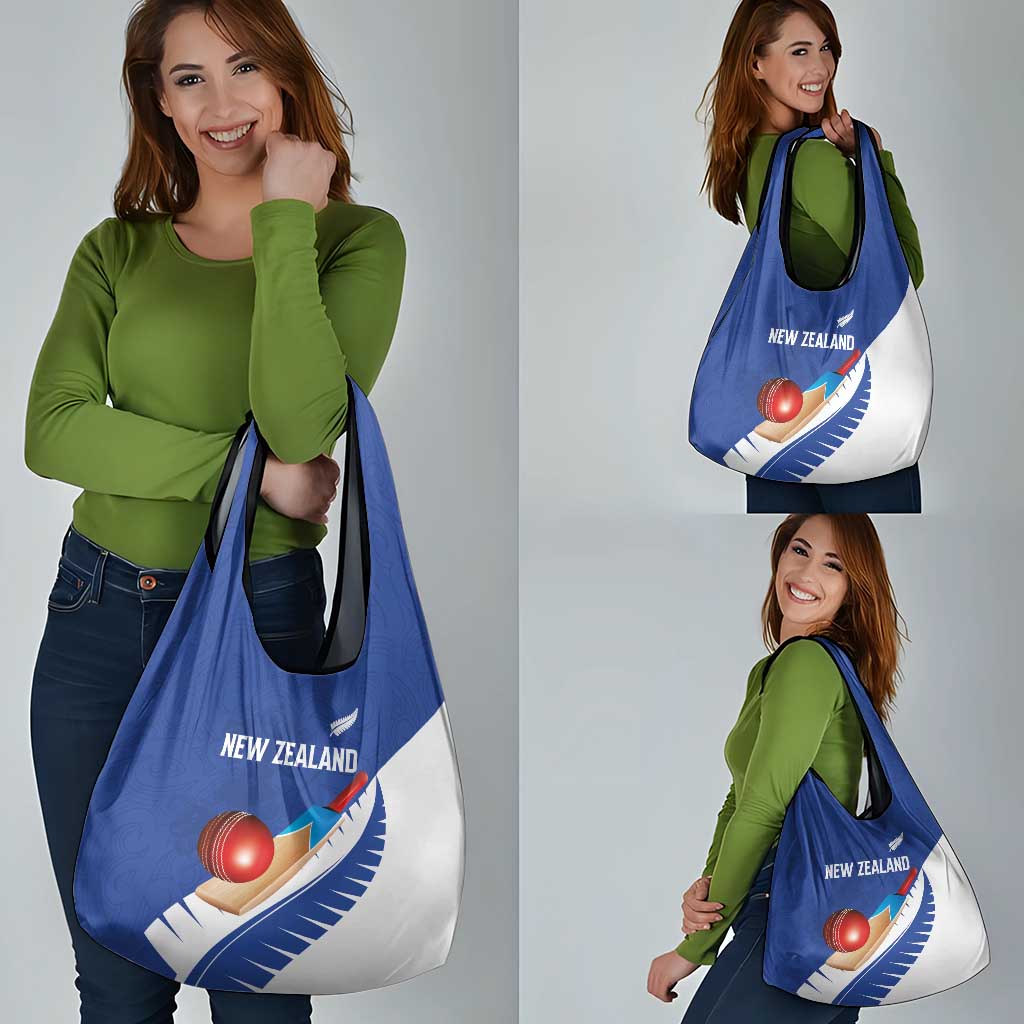 New Zealand Cricket Grocery Bag Kiwi Birds Haka Dance Blue Fern Sporty Style LT03 - Polynesian Pride