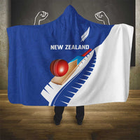 New Zealand Cricket Hooded Blanket Kiwi Birds Haka Dance Blue Fern Sporty Style LT03 - Polynesian Pride