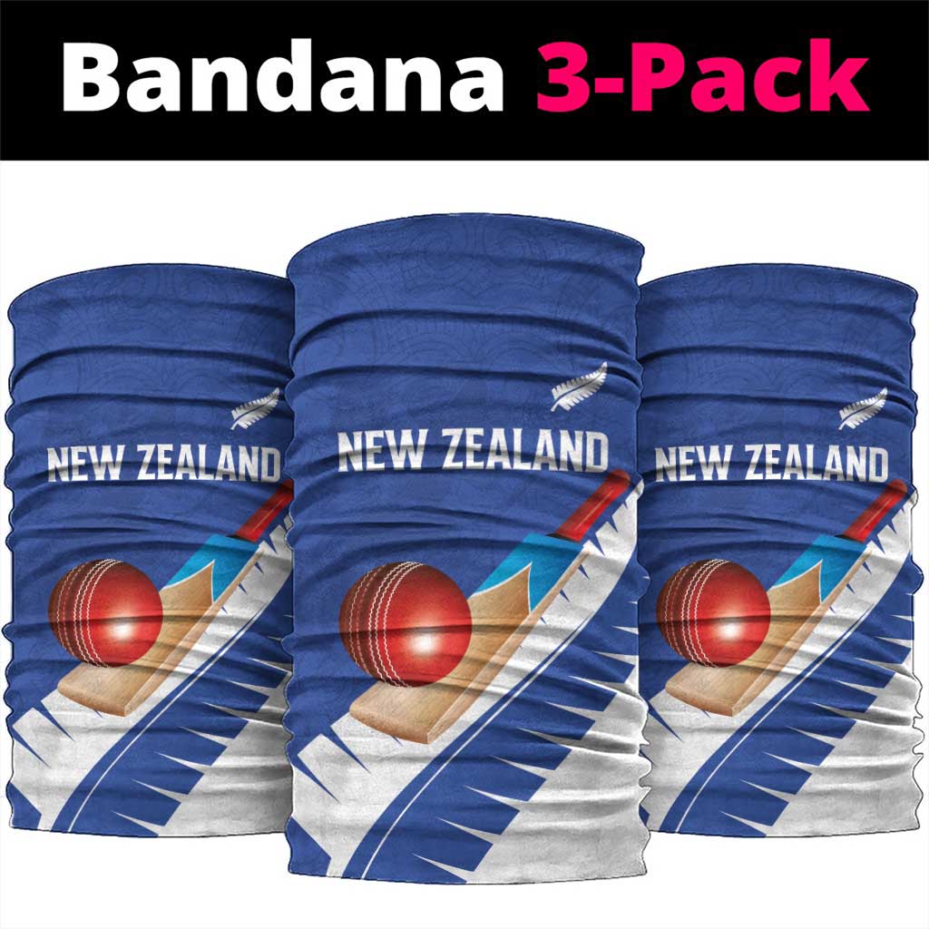 New Zealand Cricket Neck Gaiter Kiwi Birds Haka Dance Blue Fern Sporty Style LT03 package One Size: 25*50cm Blue - Polynesian Pride