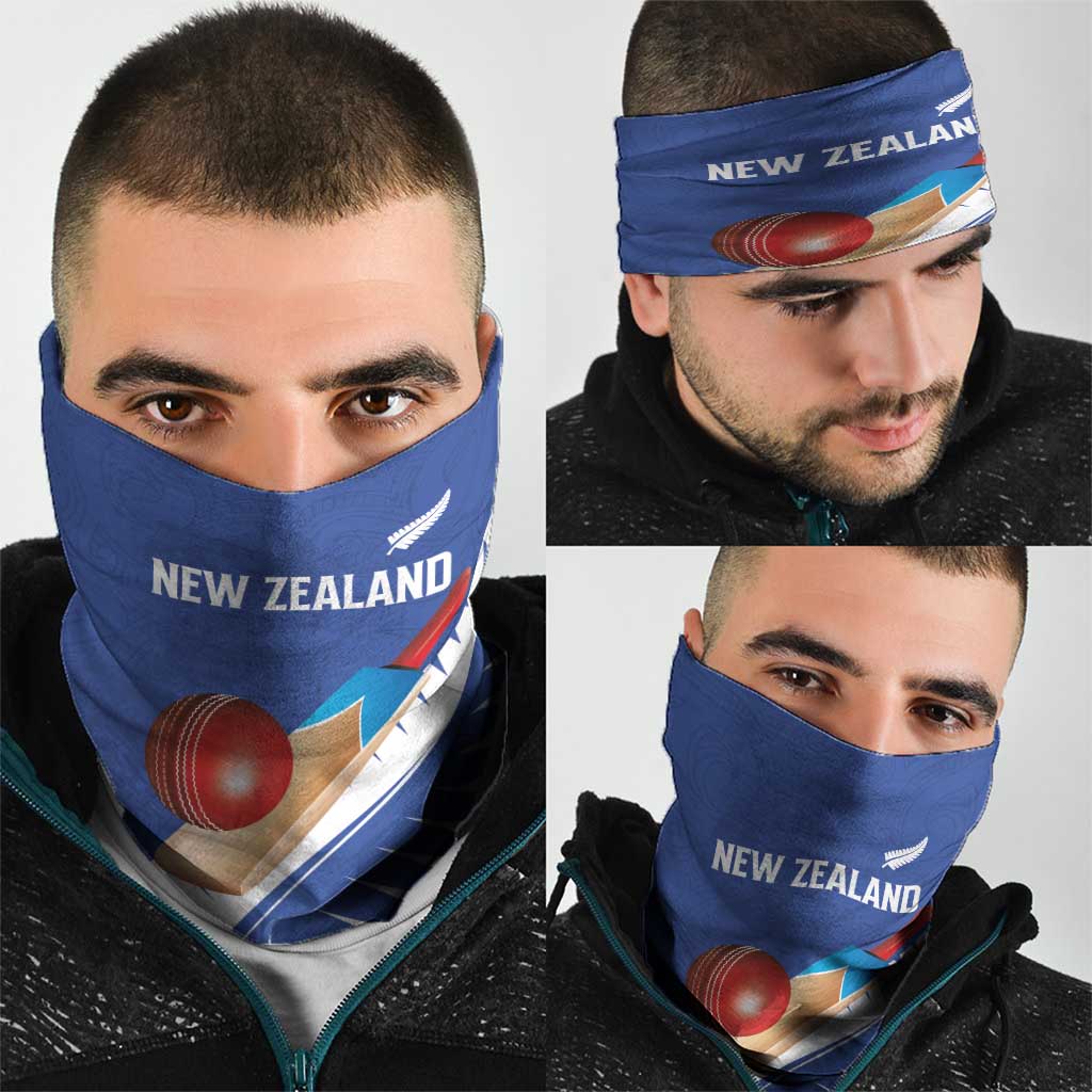 New Zealand Cricket Neck Gaiter Kiwi Birds Haka Dance Blue Fern Sporty Style LT03 - Polynesian Pride