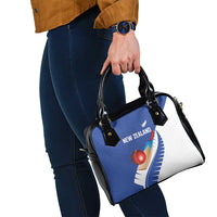 New Zealand Cricket Shoulder Handbag Kiwi Birds Haka Dance Blue Fern Sporty Style LT03 - Polynesian Pride
