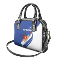 New Zealand Cricket Shoulder Handbag Kiwi Birds Haka Dance Blue Fern Sporty Style LT03 - Polynesian Pride