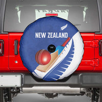 New Zealand Cricket Spare Tire Cover Kiwi Birds Haka Dance Blue Fern Sporty Style LT03 - Polynesian Pride