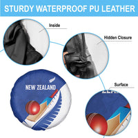 New Zealand Cricket Spare Tire Cover Kiwi Birds Haka Dance Blue Fern Sporty Style LT03 - Polynesian Pride