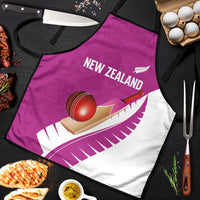New Zealand Cricket Apron Kiwi Birds Haka Dance Pink Fern Sporty Style LT03 Pink - Polynesian Pride