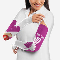 Custom New Zealand Cricket Arm Sleeves Kiwi Birds Haka Dance Pink Fern Sporty Style LT03 - Polynesian Pride