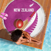 New Zealand Cricket Beach Blanket Kiwi Birds Haka Dance Pink Fern Sporty Style LT03 - Polynesian Pride