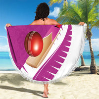 New Zealand Cricket Beach Blanket Kiwi Birds Haka Dance Pink Fern Sporty Style LT03 - Polynesian Pride