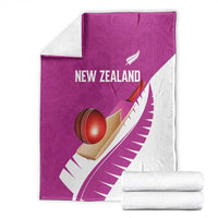 New Zealand Cricket Blanket Kiwi Birds Haka Dance Pink Fern Sporty Style LT03 - Polynesian Pride