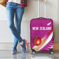 New Zealand Cricket Luggage Cover Kiwi Birds Haka Dance Pink Fern Sporty Style LT03 - Polynesian Pride