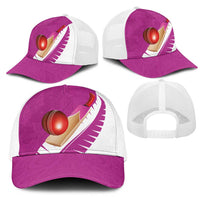 New Zealand Cricket Mesh Trucker Cap Kiwi Birds Haka Dance Pink Fern Sporty Style LT03 - Polynesian Pride