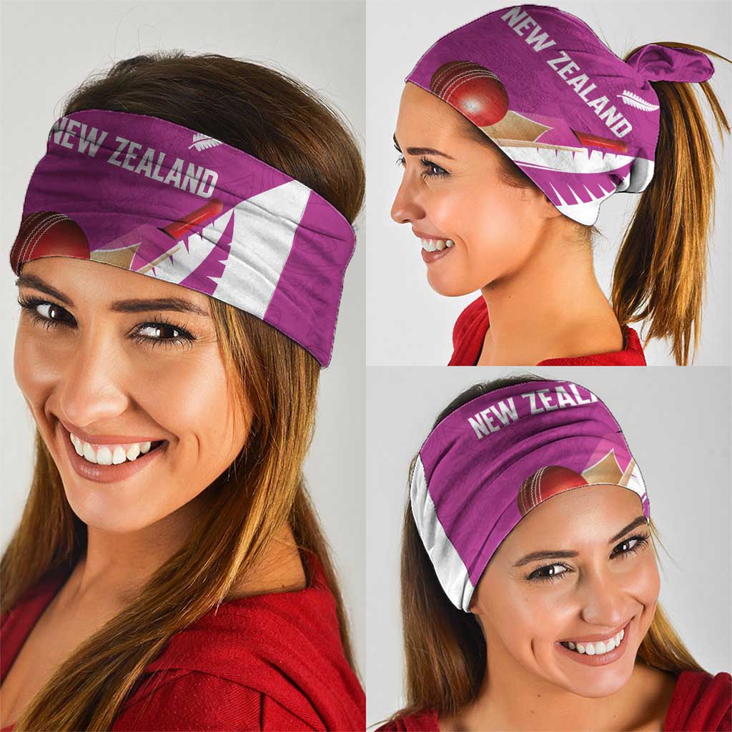 New Zealand Cricket Neck Gaiter Kiwi Birds Haka Dance Pink Fern Sporty Style LT03 - Polynesian Pride