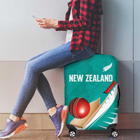 New Zealand Cricket Luggage Cover Kiwi Birds Haka Dance Turquoise Fern Sporty Style LT03 - Polynesian Pride