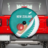 New Zealand Cricket Spare Tire Cover Kiwi Birds Haka Dance Turquoise Fern Sporty Style LT03 - Polynesian Pride