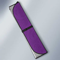 New Zealand Cricket Auto Sun Shade Kiwi Birds Haka Dance Purple Fern Sporty Style LT03 - Polynesian Pride