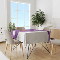 New Zealand Cricket Tablecloth Kiwi Birds Haka Dance Purple Fern Sporty Style LT03 - Polynesian Pride
