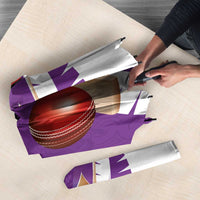 New Zealand Cricket Umbrella Kiwi Birds Haka Dance Purple Fern Sporty Style LT03 - Polynesian Pride