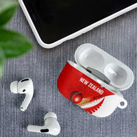 New Zealand Cricket AirPods Case Kiwi Birds Haka Dance Red Fern Sporty Style LT03 - Polynesian Pride