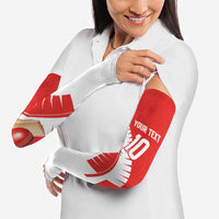 Custom New Zealand Cricket Arm Sleeves Kiwi Birds Haka Dance Red Fern Sporty Style LT03 - Polynesian Pride
