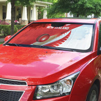 New Zealand Cricket Auto Sun Shade Kiwi Birds Haka Dance Red Fern Sporty Style LT03 - Polynesian Pride