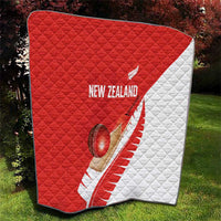 New Zealand Cricket Quilt Kiwi Birds Haka Dance Red Fern Sporty Style LT03 - Polynesian Pride