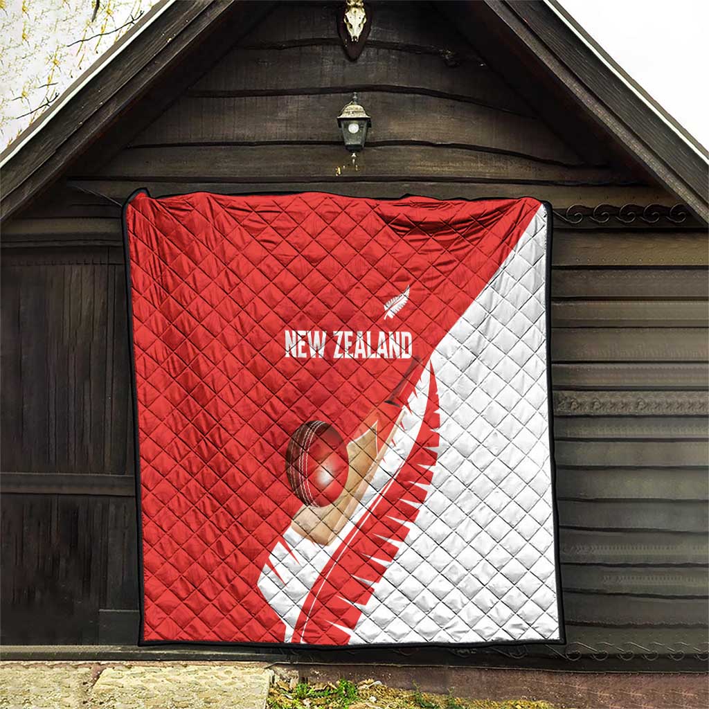 New Zealand Cricket Quilt Kiwi Birds Haka Dance Red Fern Sporty Style LT03 - Polynesian Pride