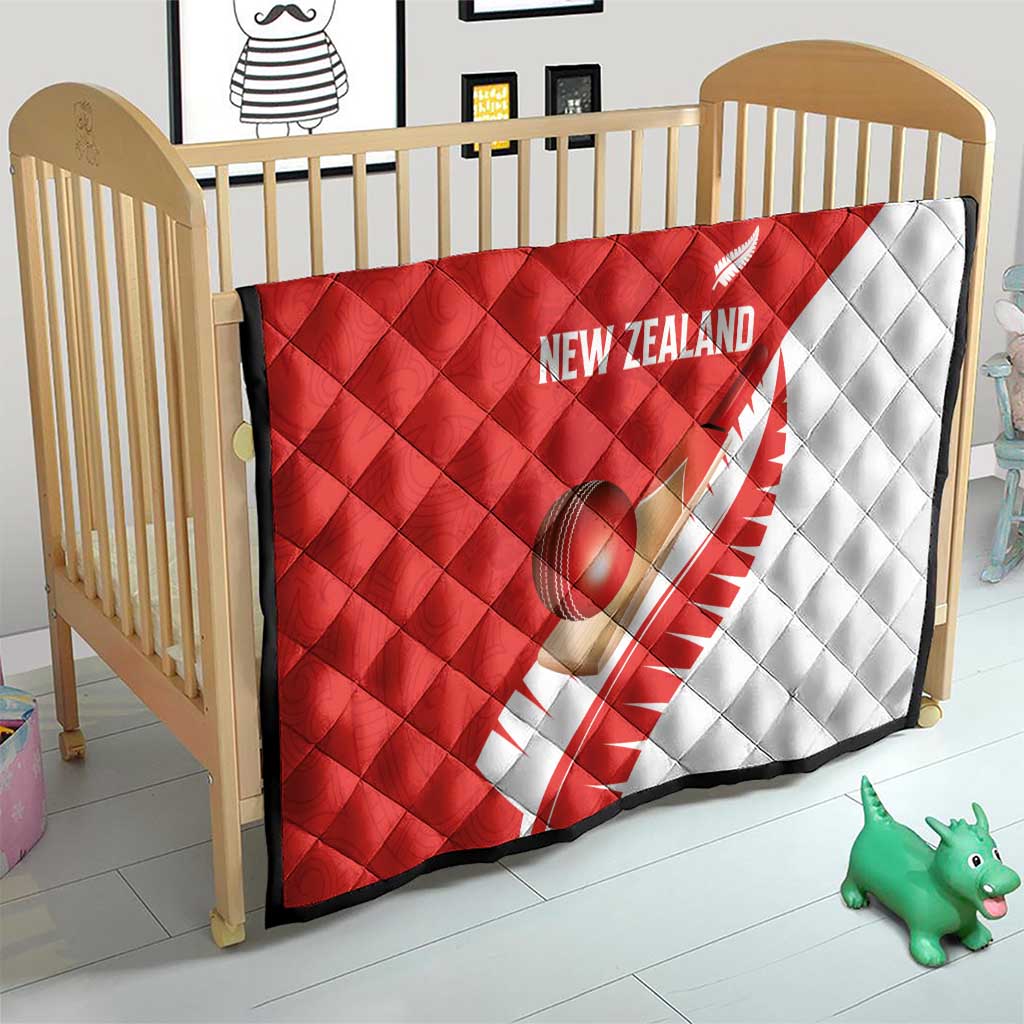 New Zealand Cricket Quilt Kiwi Birds Haka Dance Red Fern Sporty Style LT03 - Polynesian Pride