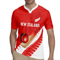 Custom New Zealand Cricket Rugby Jersey Kiwi Birds Haka Dance Red Fern Sporty Style LT03 - Polynesian Pride