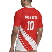 Custom New Zealand Cricket Rugby Jersey Kiwi Birds Haka Dance Red Fern Sporty Style LT03 - Polynesian Pride