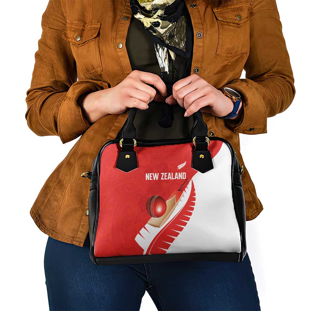 New Zealand Cricket Shoulder Handbag Kiwi Birds Haka Dance Red Fern Sporty Style LT03 - Polynesian Pride