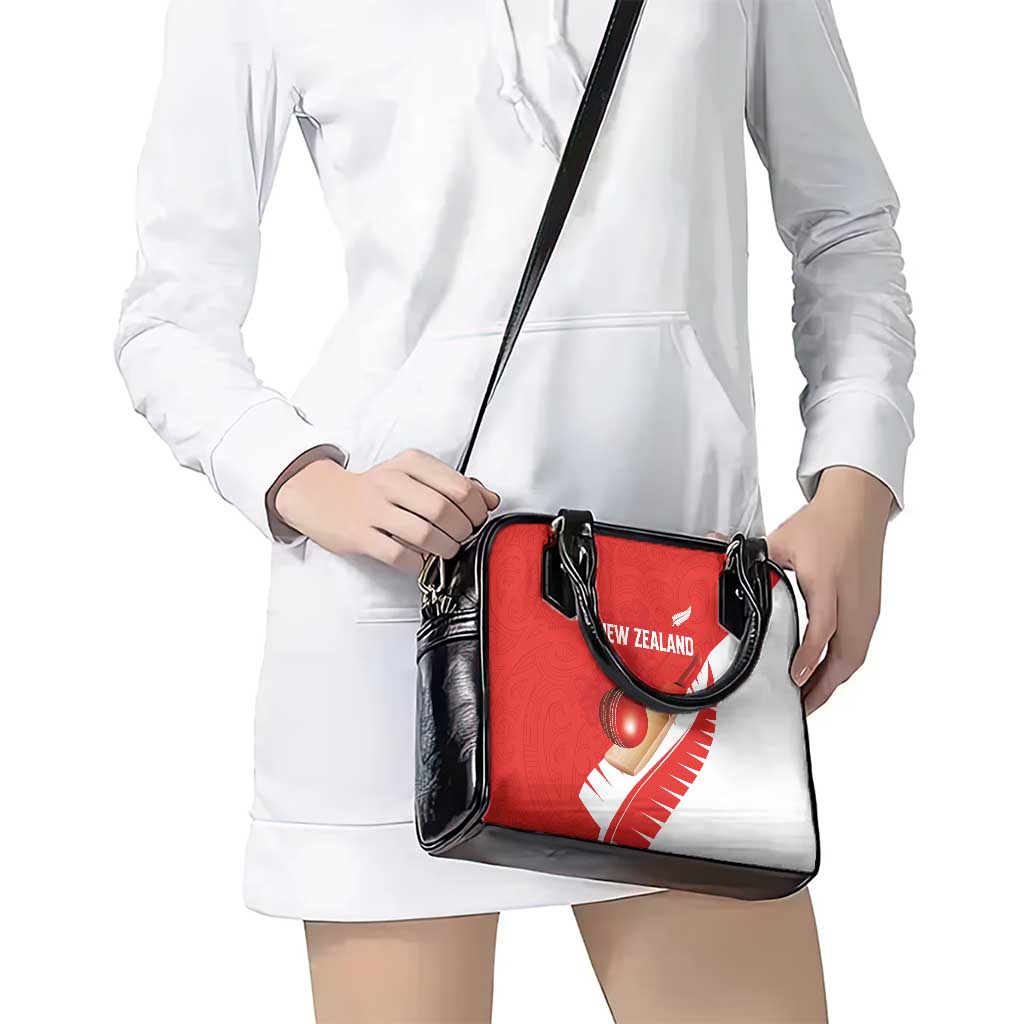 New Zealand Cricket Shoulder Handbag Kiwi Birds Haka Dance Red Fern Sporty Style LT03 - Polynesian Pride