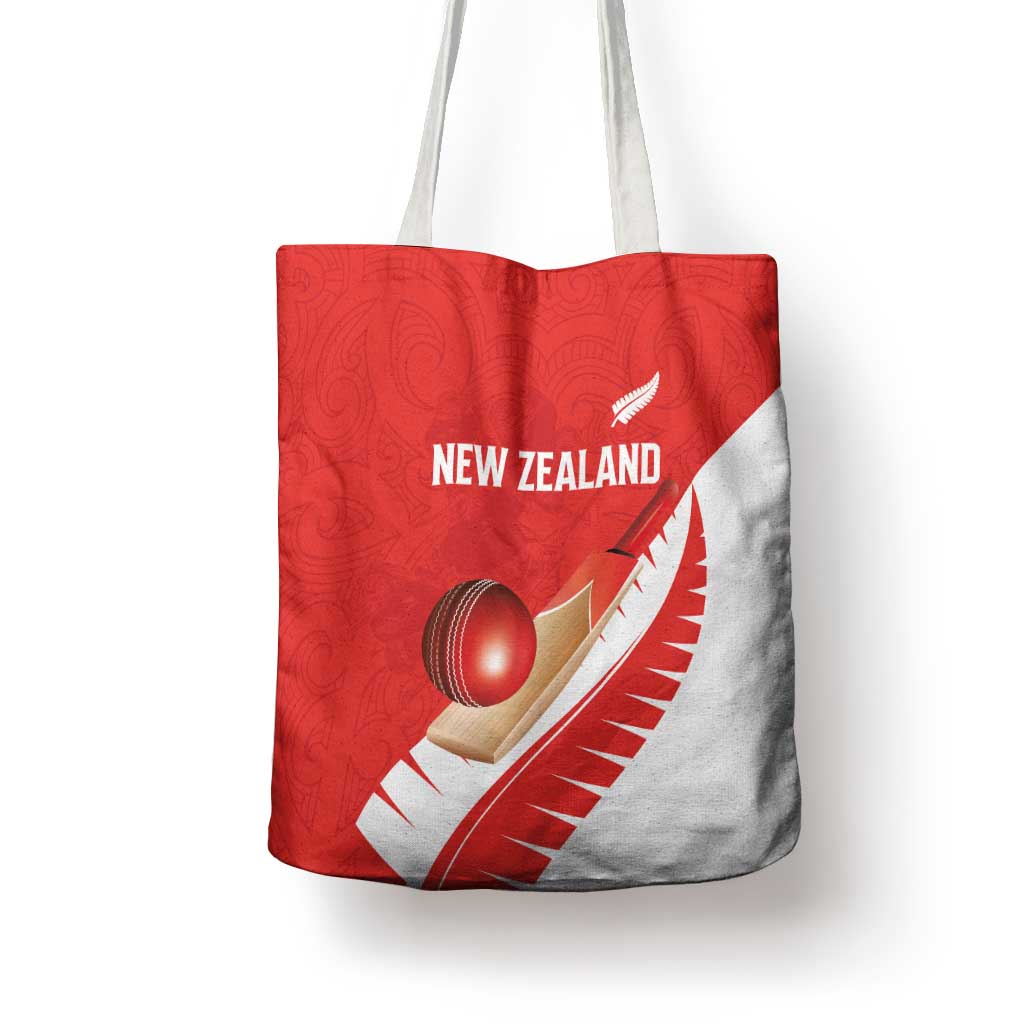 New Zealand Cricket Tote Bag Kiwi Birds Haka Dance Red Fern Sporty Style LT03 - Polynesian Pride