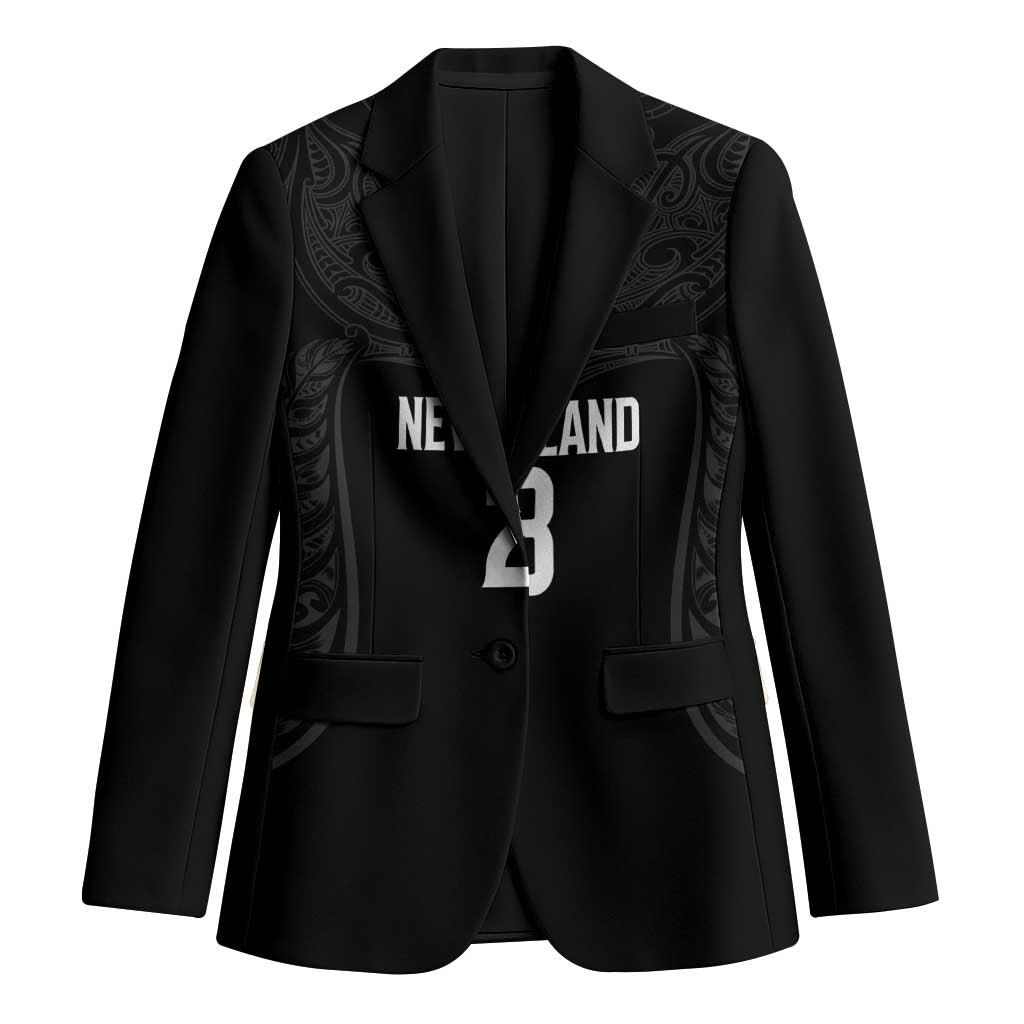 New Zealand Basketball Ta Moko Tribal Custom Blazer