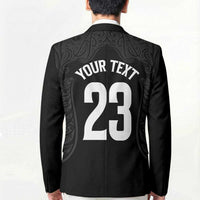 New Zealand Basketball Ta Moko Tribal Custom Blazer