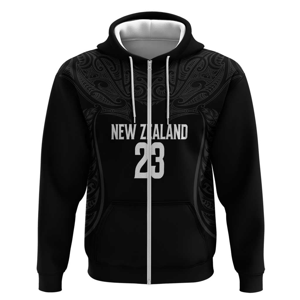 New Zealand Basketball Ta Moko Tribal Custom Hoodie
