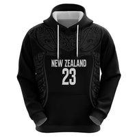 New Zealand Basketball Ta Moko Tribal Custom Hoodie