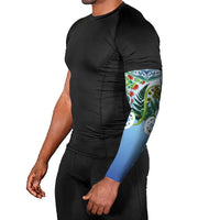 Aotearoa New Zealand Natural Plants Arm Sleeves Pohutukawa with Silver Ferns Koru Frond Maori Tattoos LT03 - Polynesian Pride