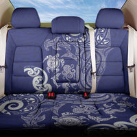 New Zealand Sea Animals with Maori Tribal Tattoo Back Car Seat Cover Blue Color LT03 One Size Blue - Polynesian Pride