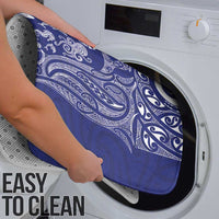 New Zealand Sea Animals with Maori Tribal Tattoo Bathroom Set Blue Color