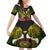 Hawaii Kanaka Maoli Family Matching Off Shoulder Short Dress and Hawaiian Shirt Double Shark and Hibiscus Flowers