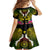 Hawaii Kanaka Maoli Family Matching Tank Maxi Dress and Hawaiian Shirt Double Shark and Hibiscus Flowers