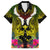 Hawaii Kanaka Maoli Family Matching Tank Maxi Dress and Hawaiian Shirt Double Shark and Hibiscus Flowers