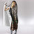 Samoa Siapo Polynesian Art Hooded Blanket Tropical Flowers and Tatau Pattern Brown