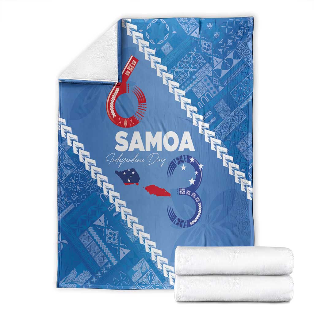 Samoa Independence Day Blanket Anniversary 63th-Siapo Art