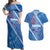 Samoa Independence Day Couples Matching Off Shoulder Maxi Dress and Hawaiian Shirt Anniversary 63th-Siapo Art