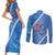 Samoa Independence Day Couples Matching Short Sleeve Bodycon Dress and Long Sleeve Button Shirt Anniversary 63th-Siapo Art